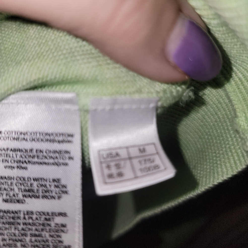 Mens Sz M Brooks Brothers 346 Supima Cotton Light Green Sweater - Picture 5 of 7